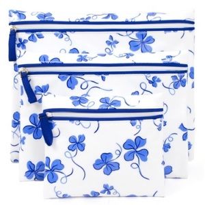 D. Porthault travel makeup bags